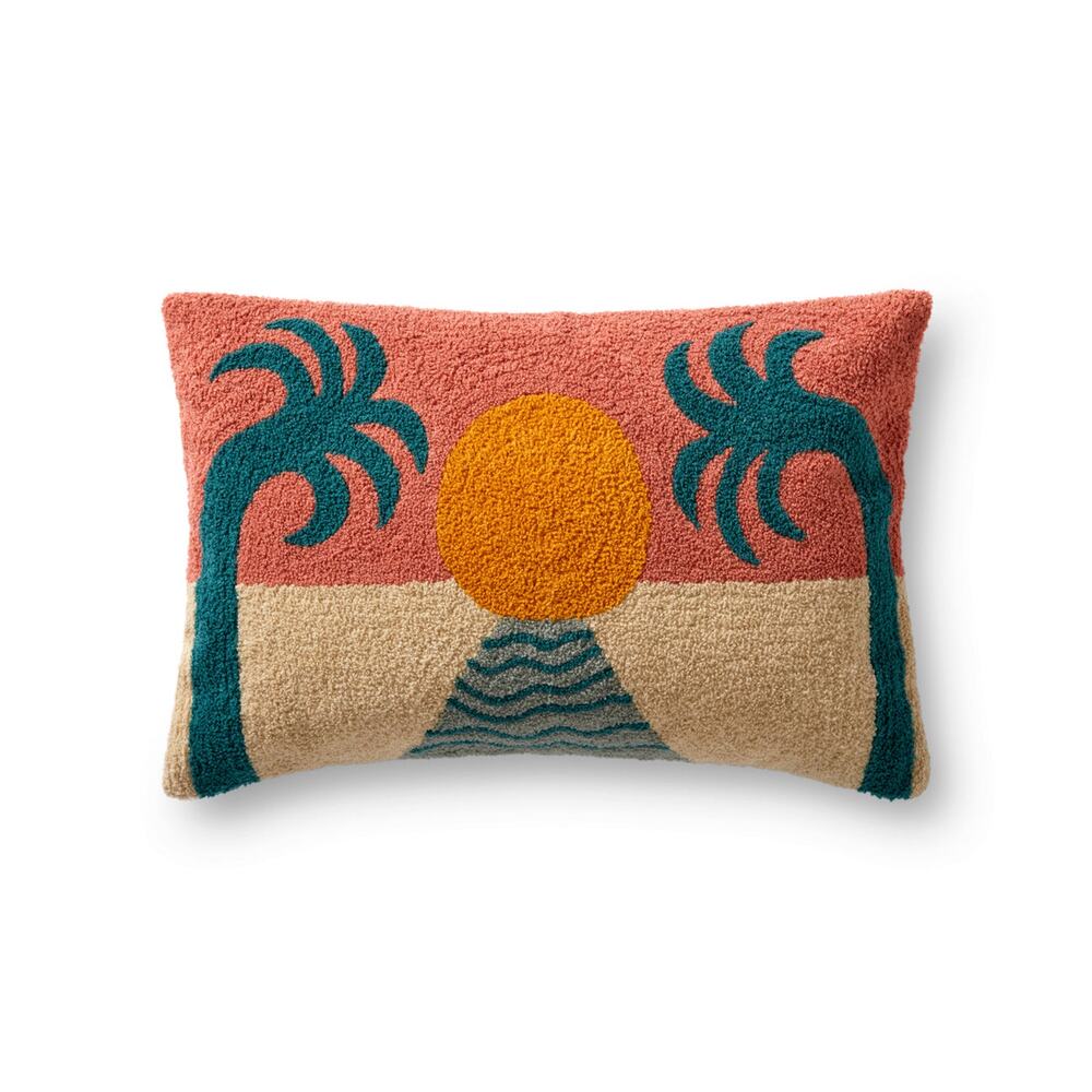 Jungalow Justina Blakeney Isla Sunset Palms Throw Pillow